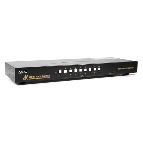 [이지넷유비쿼터스] 넥스트 NEXT-7208KVM-4K 8포트 USB2.0 HDMI KVM 스위치 선택기
