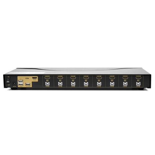 [이지넷유비쿼터스] 넥스트 NEXT-7208KVM-4K 8포트 USB2.0 HDMI KVM 스위치 선택기