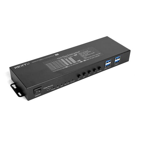 [이지넷유비쿼터스] 넥스트 NEXT-7204KVM-4K 4:1 USB2.0 HDMI KVM스위치