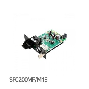 [SOLTECH] 솔텍 SFC200MF/M16  장착형 멀티모드 이더넷 광컨버터